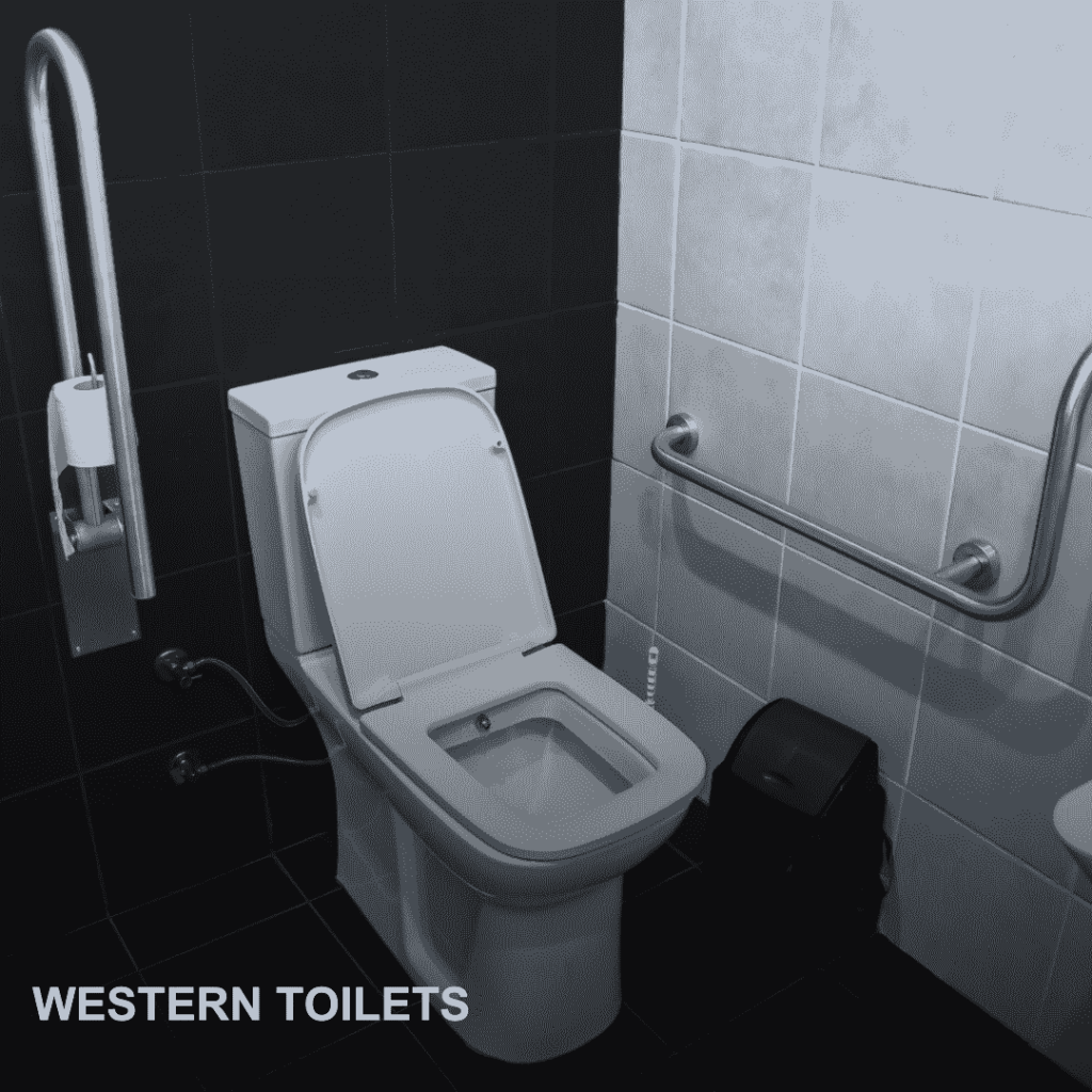 western toilets