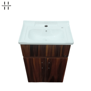 cabinet basin brown