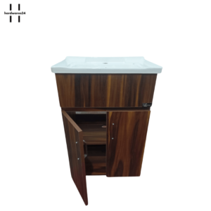 cabinet basin brown