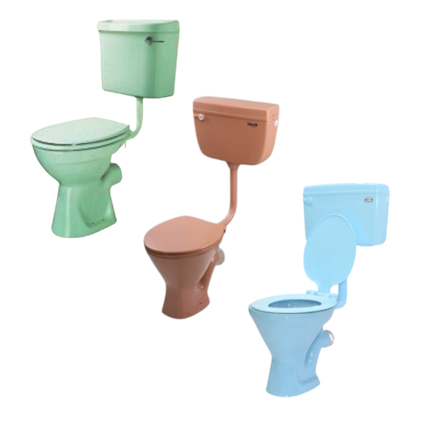 colour commode p trap set