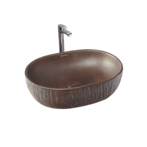 copper stone table top basin