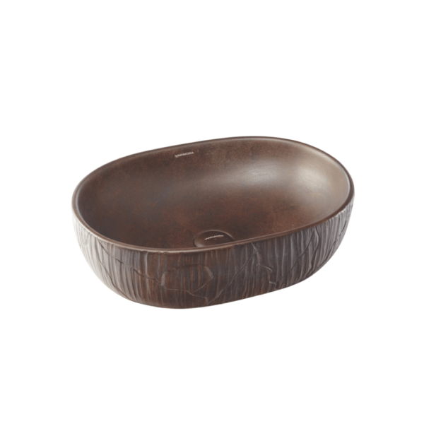 copper stone table top basin