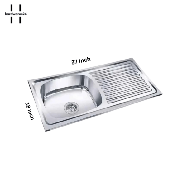 37 x 18 d'sons drain Board sink